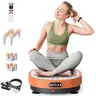MERACH Round Vibration Plate,Whole Body Lymphatic Drainage Fitness Machine,330LBS Capacity with 9 Modes 99 Speed Levels,Portable Quiet Design for Home Gym Daily Fitness Gifting BackToSchool