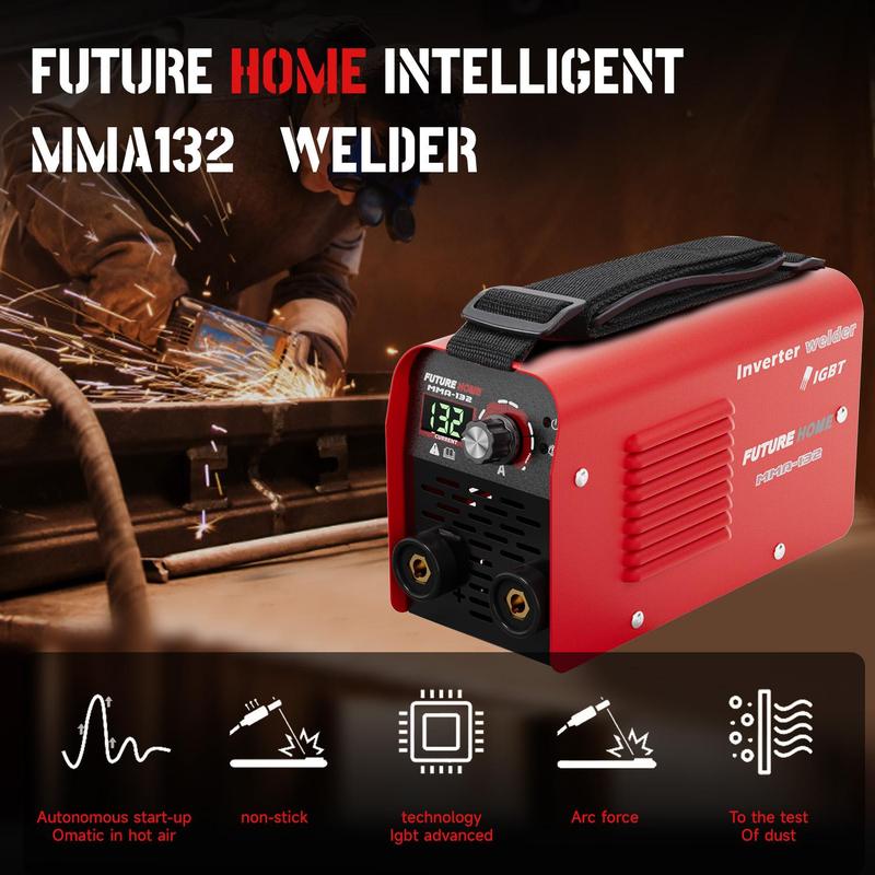 Large LED Display Digital Inverter IGBT Welder，110V MMA Arc Welder Portable MMA ARC Welder， Quick Connector and Hot Start -Small MMA Arc Welding Machine Electric Pole Welder Digital Welder with Thermal Protection, Electrode