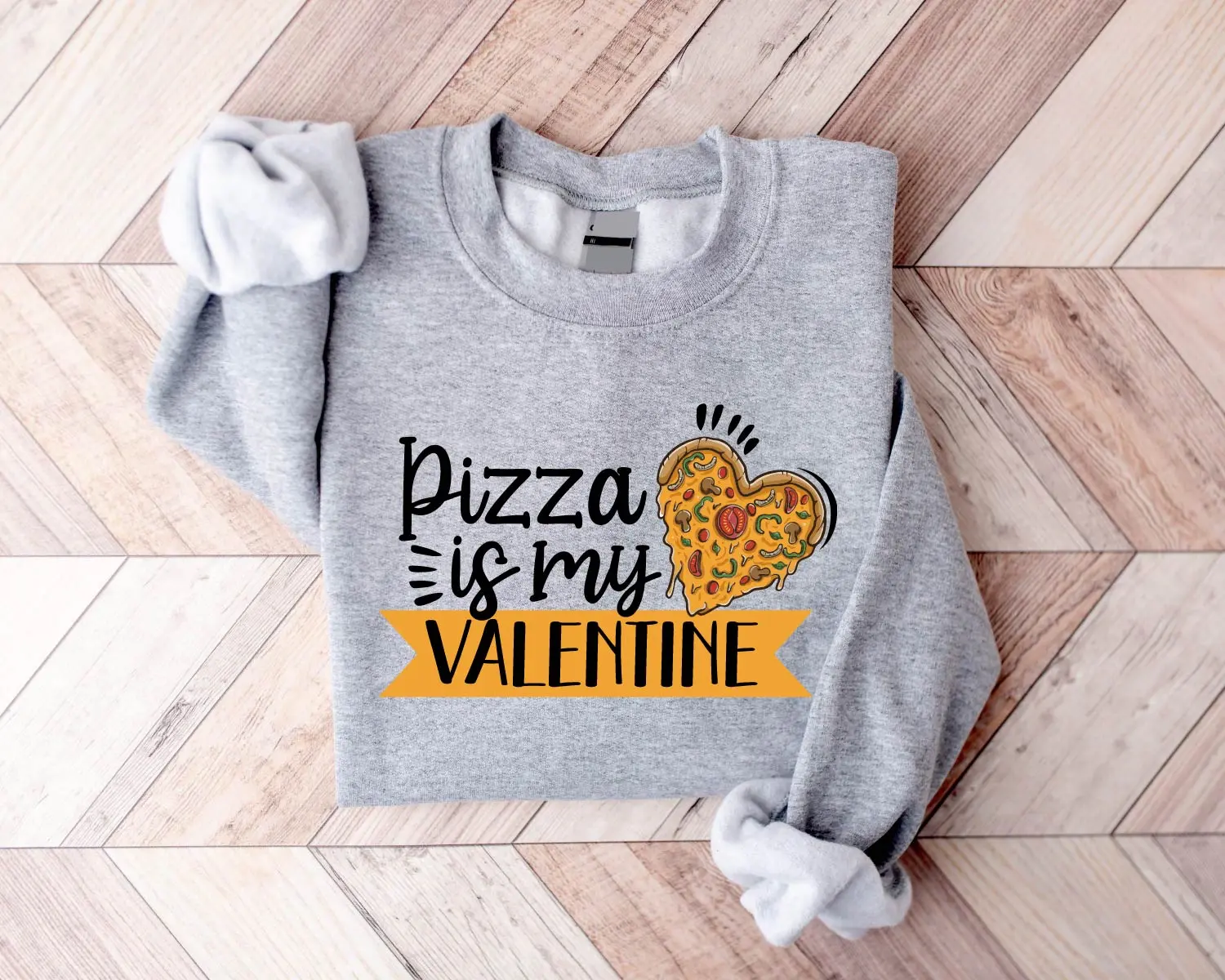Pizza Is My Valentine Sweatshirt, Funny Pizza Sweatshirt, Pizza Lover Cute Valentine Gift, Valentine's Day Hoodie, Funny Foodie Sweatshirt, Pizza Date Hoodie