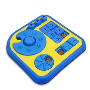 NAGAN Interactive Slow Feeder Dog Toy, Treat Maze Puzzle for Boredom, Mental Stimulation, and Preventing Fast Eating, for Puppy Small Medium Large Dogs, Dishwasher Safe