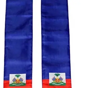 Haitian Graduation Sash / Haitian flag graduation stole