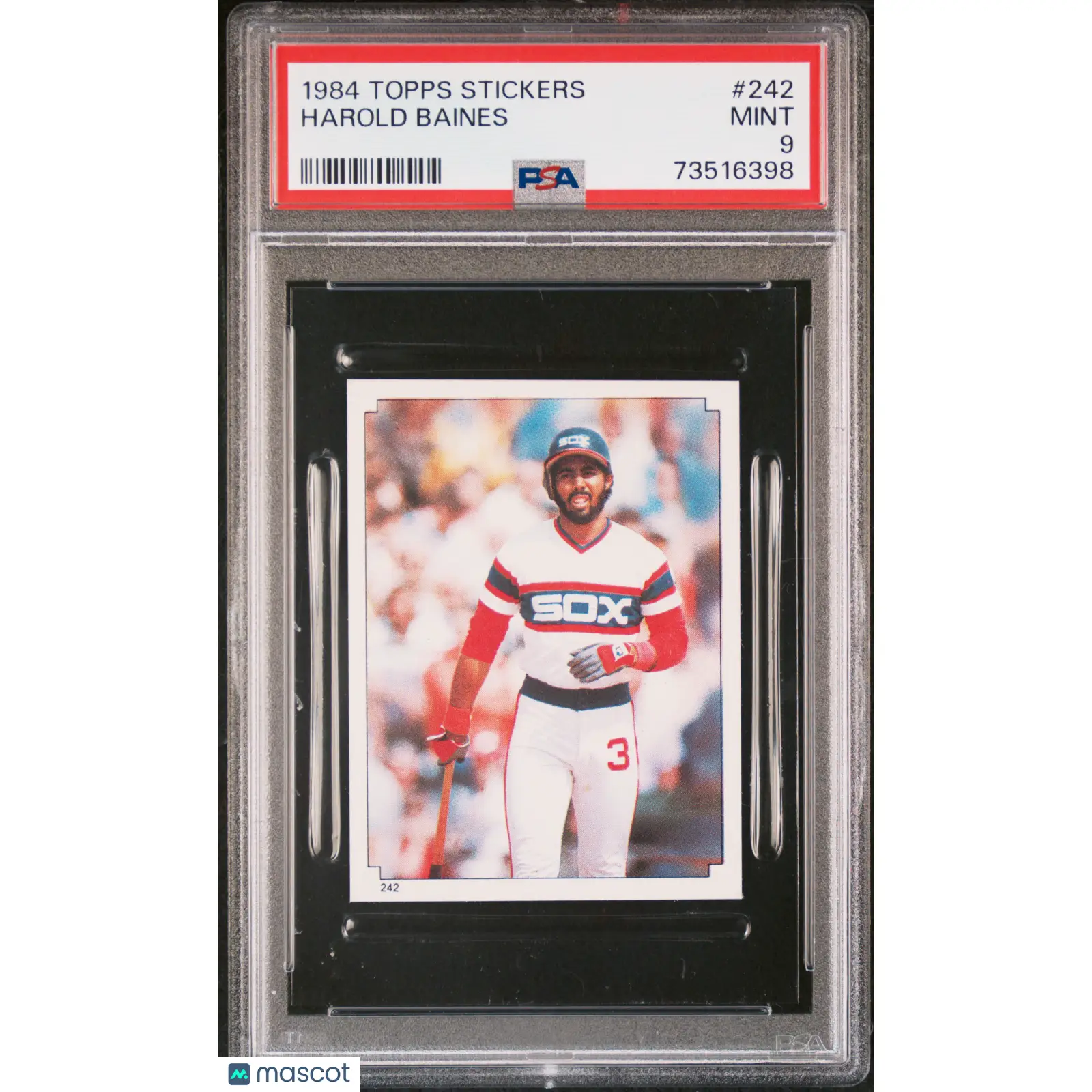 Harold Baines PSA 1984 Topps Stickers Baseball #242 9 73516398