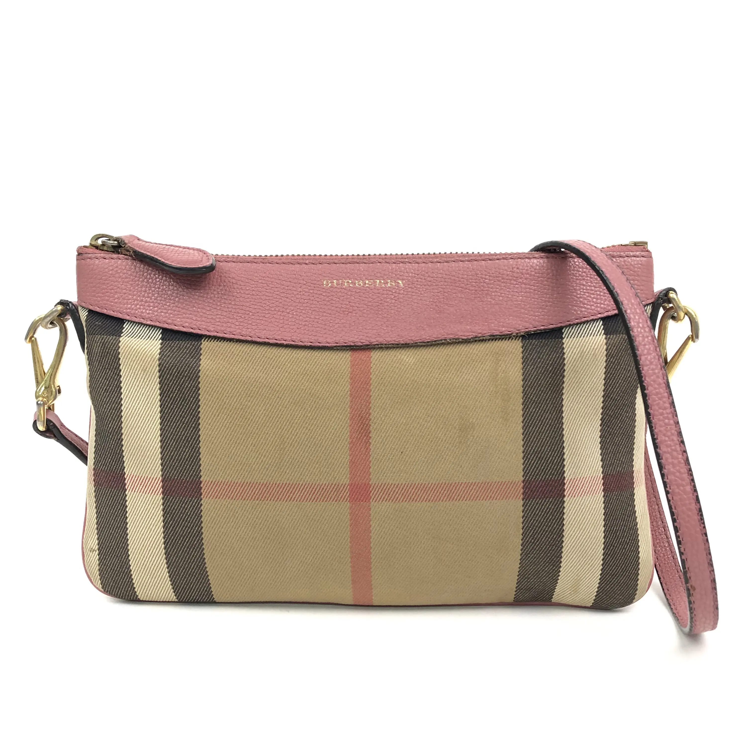 Pre-owned BURBERRY Leather Shoulder Bags 9.84'' R959 Shoulder Bag C1364212505 0810 T2 Ella