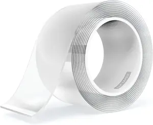 Nano Tape Double Sided Tape 2.36 Inch x 16.5   Mounting Tape Heavy Duty Gel Tape Clear Traceless Washable No  for Home Office Store Deco Card Poster Photo Wall (SN650)