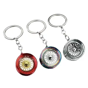 BBS Wheel Replica Keychain – JDM Lowrider Car Enthusiast Accessory for Men, Hellaflush Style Gift for Him or Best Friend