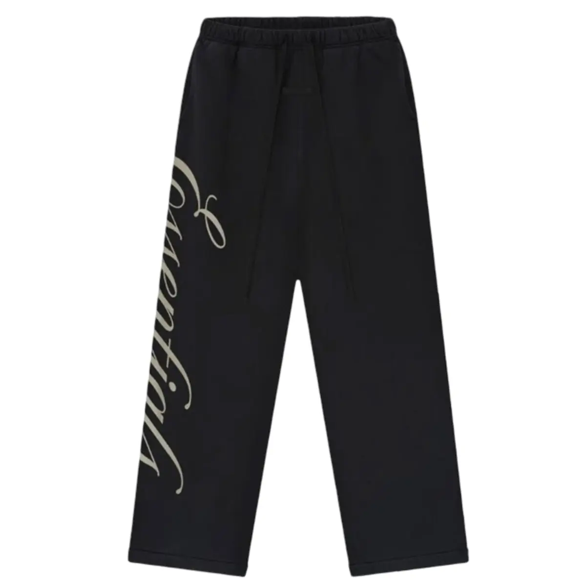 Fear of God Essentials Heavy Fleece Lounge Sweatpant Vintage Black Men's Fashion Pants New