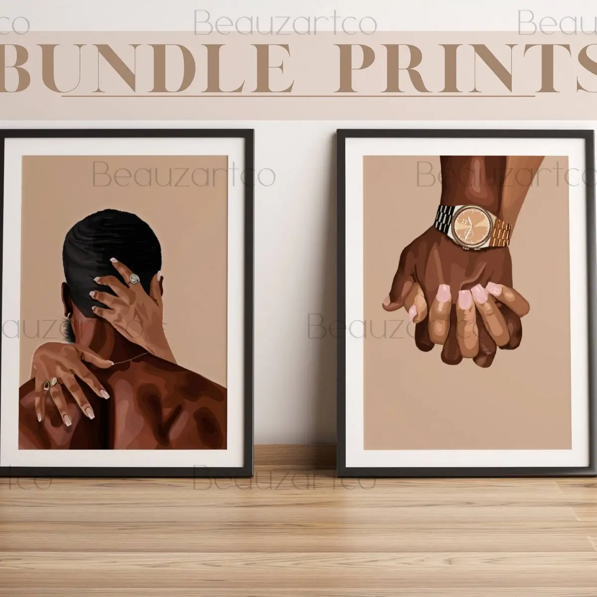 Unframed, Room Decor, African American Wall Art, Black Love Wall Art, Black History Month Wall Art, Bundle Posters, Black Owned Shops Art, Pop Culture Wall Art