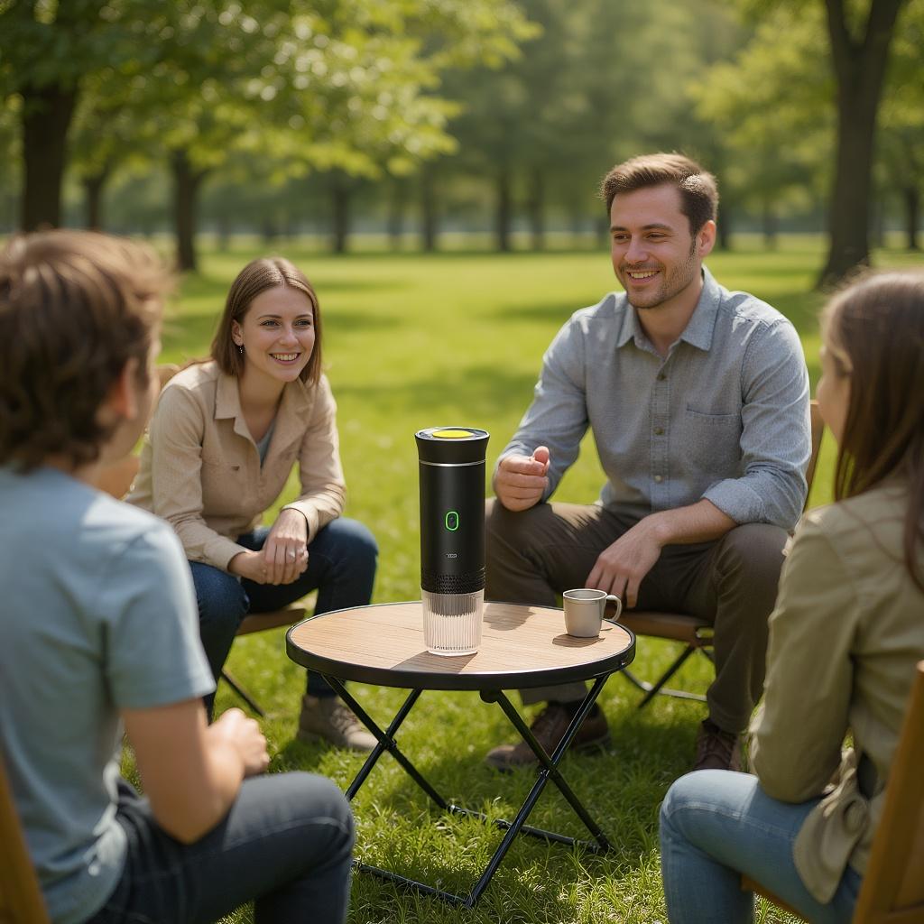 Travel Coffee Maker 3-in-1 | Portable Espresso Machine for Camping & Outdoor | Fast Brew in 60 Seconds