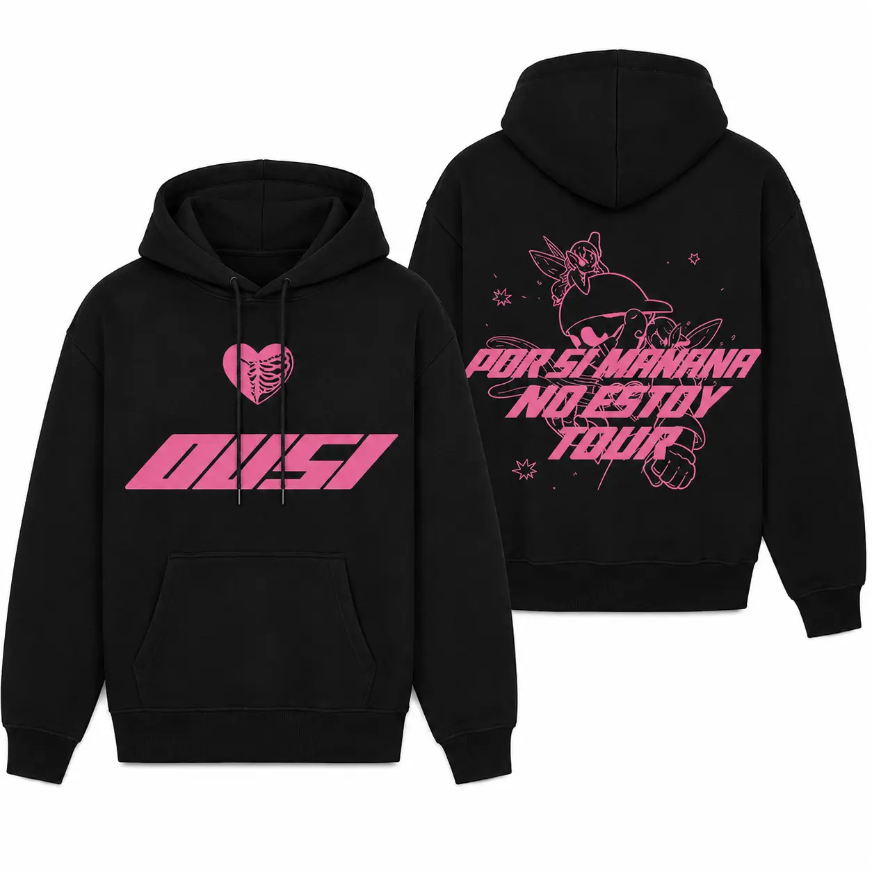 Ousi Por Si Mañana No Estoy Tour 2026 Unisex Oversized Premium Cotton Hoodie, Omar Courtz No Estoy World Tour 2026 Shirt, Ousi Fan Gift Shirt, Unisex Casual Top Tee