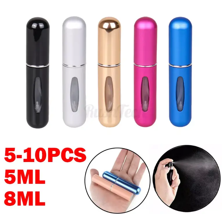 Mini Refillable Travel Portable Perfume Atomizer Bottle Spray Pump Case  rushtech (28805)