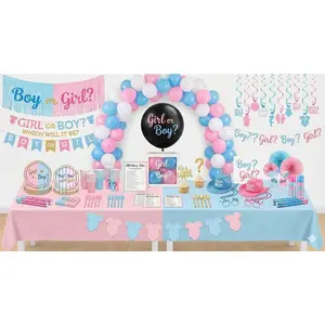 Gender Reveal Deluxe Party Kit - For 8 Guests