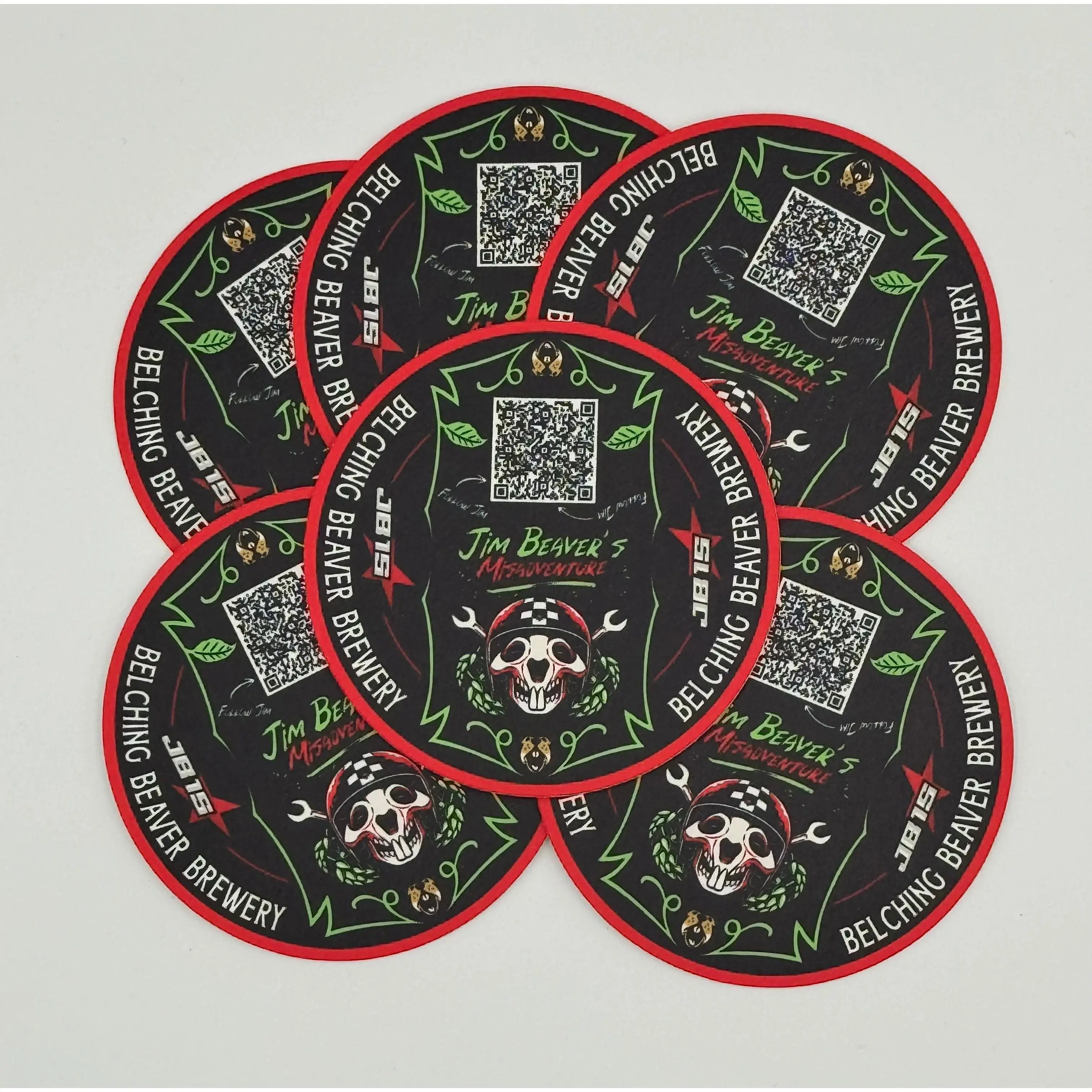 Misadventure Beer Coaster 6-Pack