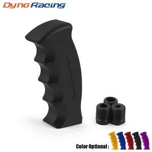 Racing Car Gear Shift Knob Shifter Kit Aluminum Bending handle Shift Head With 8,10,12MM Adapters For Manual Transmission Gearshifter