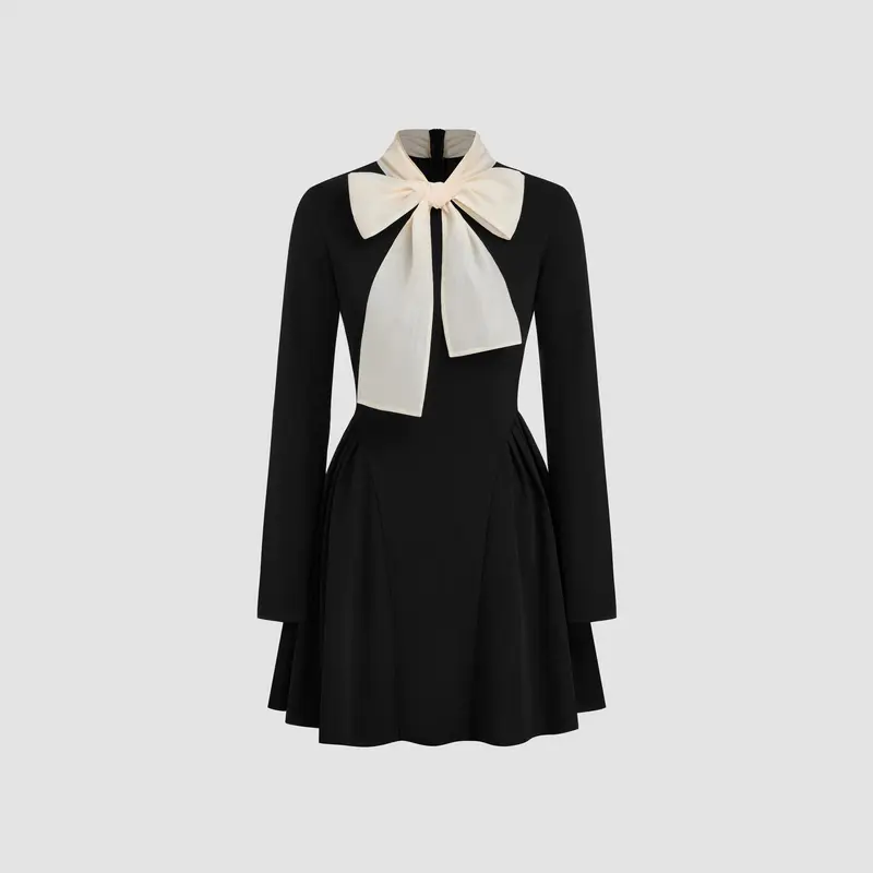 chinese dress ladies Kendra Feather Dress – Retrofete main image 1