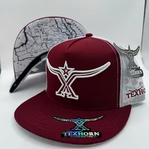 Tex Horn Hat - The Burgundy