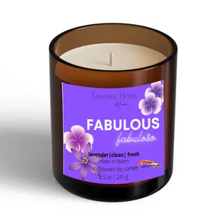 Fabuloso | Scented Candle | Lavender Scent | Clean Scent | Gifts for Everyone | Gift for Her | Gift for a friend