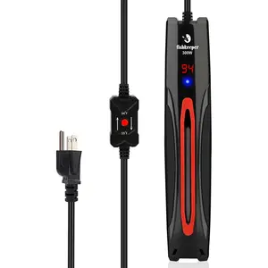 300W/500W/800W Adjustable Submersible Aquarium Heater - PID Electronic Smart Thermostat Fish Tank Heater with Out-of-Water/Run-Dry/Overheat/Low-Temp Protection for 40-220 Gal Fish Tanks