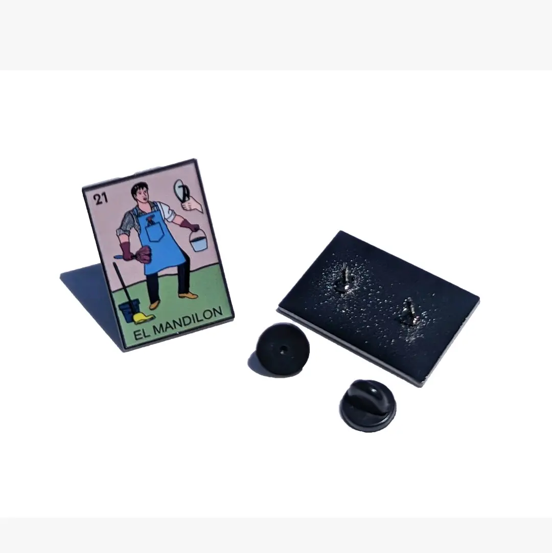 El Mandilon Pin Loteria Pin For Caps Clothing Enamel Badge Mexican Game Pin