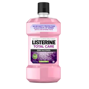Listerine Total Care Alcohol-Free Mouthwash Mild Taste Fresh Mint Flavor 1L Oral Daily