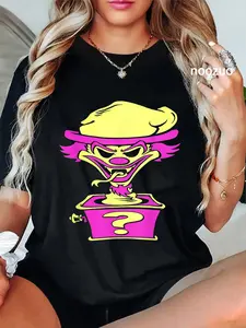 100% Cotton Men Riddle women Box T-Shirt Funny Humor Outfit Graphic Printed Tee