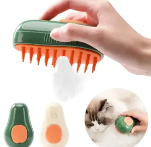 Brunto Pet Hair Removal Grooming Brush for Dogs & Cats MistyBrush with Orange Bristles for Efficient Grooming Compact Lightweight Ergonomic Design Easy to Clean