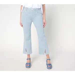 Liverpool Los Angeles Gia Glider Pull-On Twisted Split Hem Jean