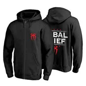 WWE Finn Balor 3D Zip Hoodie Balief Demon Logo Print Unisex Streetwear Jacket Men Women Fall Winter Casual Sports Fan Merch Oversized Comfortable Sweatshirt Gift