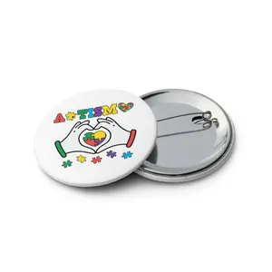 Autism Awareness Set Neurodiversity Support Pin Button, Acceptance Love Buttons Inclusive Pin Buttons - Fashion Accessories Pins, Gifts for Him & Her