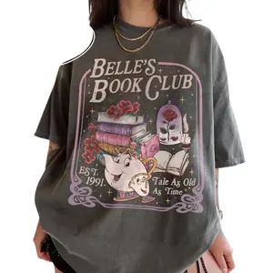 Belle Book Club Comfort Colors Shirt, Tale As Old As Time Belle Book Cafe Shirt, Book Lover Gift