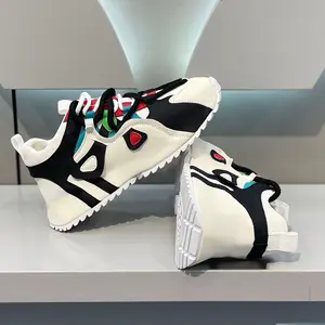 Men's Fashion Casual Sneakers - Mid-top lace-up casual sneakers, round toe design, stylish solid color and pattern designs, comfortable fabric lining, PU upper and durable PVC sole - suitable for running, street style, and everyday wear