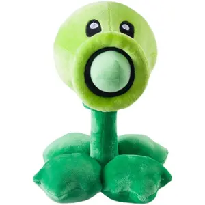 8" Plants and Peashooter Zombies Plush Toys PVZ 1 2 Stuffed Soft Doll Ball Pea Toy New