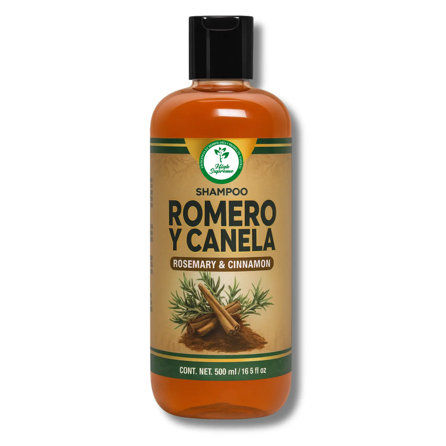 VIRAL Shampoo Romero, Sábila & Canela (Rosemary, Aloe Vera & Cinnamon) – 16.9 fl oz / 500 ml – Premium Nourishing Formula – Nutre y Revitaliza el Cabello – Natural Shine & Strength – For All Hair Types Conditioner Haircare