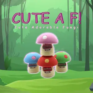 MUSHROOM ERASER AND SHARPENER