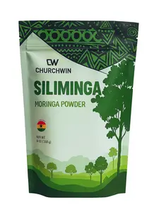 ChurchWin All-Natural Moringa Powder. 8 oz. Natural Dietary Supplement. Packed with Essential Nutrients (Vitamin A, C, E, K, Protein & Iron).