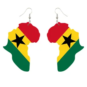 Ghana Wooden Earrings