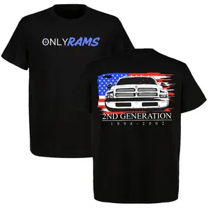 Only Trucks Shirt – 2nd Generation Pickup Graphic Tee -  Dodge Ram 2ND Gen 1994-2002 Men's T-Shirt - Father days shirt -  Made in USA Ultra Cotton T-Shirt - Dad gift