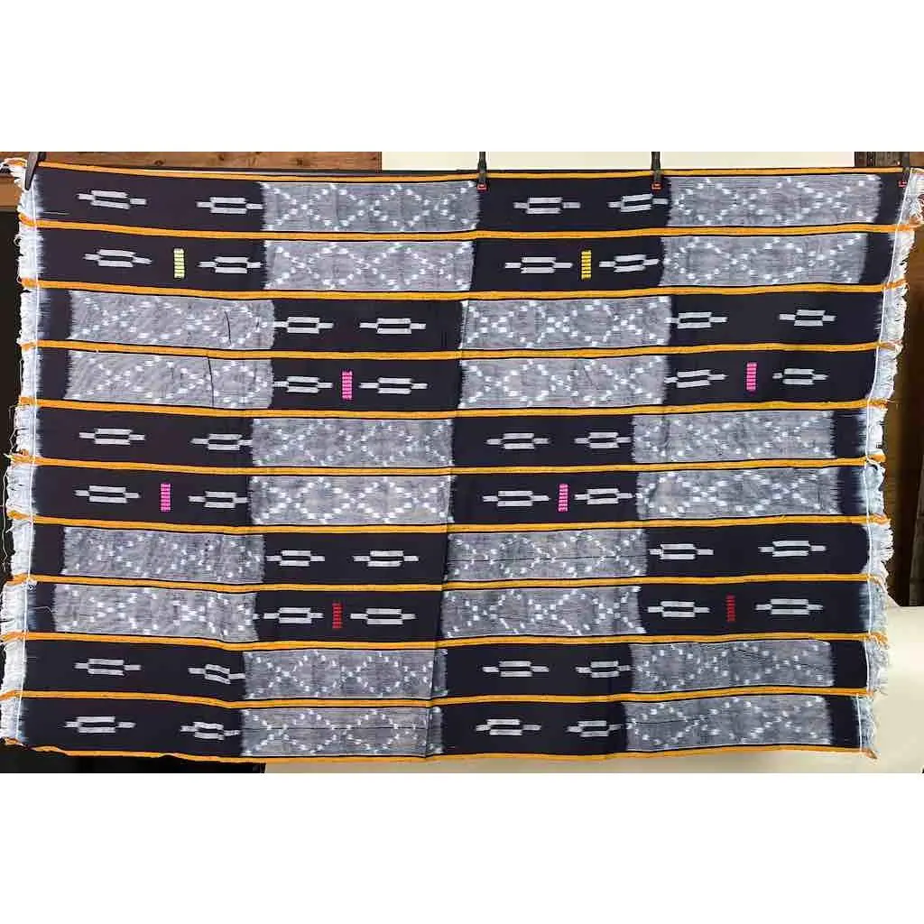 Baule African Cloth Textile "Wrapper" | 59" x 41"