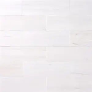 Bianco Dolomite Marble 4x12 Polished/Honed Subway Tile