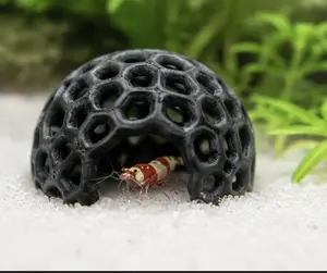 Colorful Shrimp Dome Hide - Aquarium Cherry Shrimp Hide