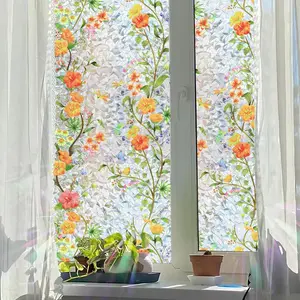 Window  Film, Rainbow Light-Blocking Static Cling Film, UV & Heat Blocking  Cover for Glass Doors & Bedroom, No Glue , Easy Install (23.6x78.7 Inch)
