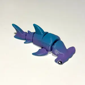 Mini Hammerhead Shark - 3D Printed Articulating Figure