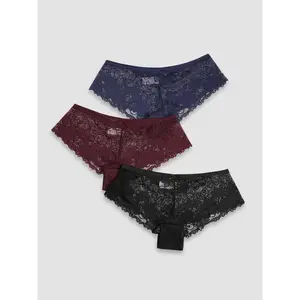 Cider 3pcs Lace Middle Waist Brief