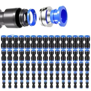 100Pcs Quick Connect Air Hose Fittings 4 6 8 10 12 mm Quick Release Pneumatic Push to Connect Fittings Kit Air Line Fittings for 4 6 8 10 12 mm Tube Garden Accessories - Home Improvement.