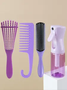Hair Styling Tool Set, Hair Brush & Comb & Spray Bottle Set, Professional Hair Styling Tool for Women & Girls, Hairdressing Tool Set