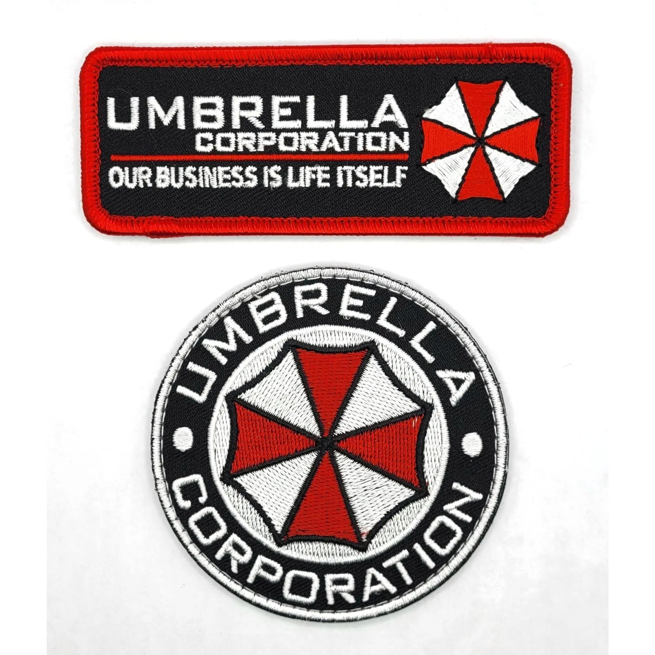 Miltacusa Umbrella Company Costume Patch [2PC - Hook Fastener]
