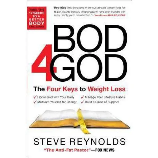 USED Book - Bod4God: The Four Keys to Weight Loss by Steve Reynolds (Hardcover) - english