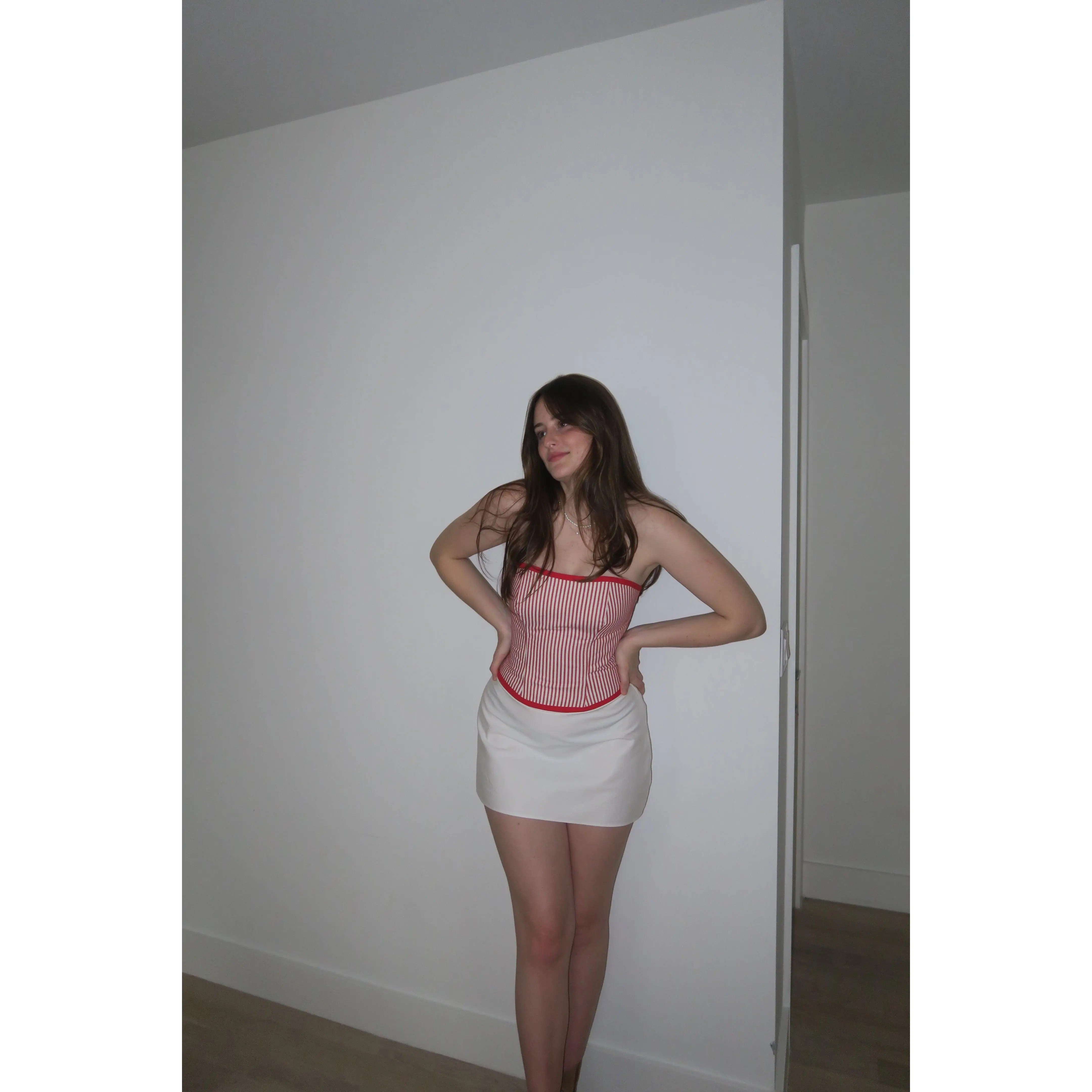 Pinstripe Corset