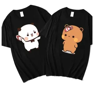 Couple Bubu Is Throwing Flip-flops At Dudu Summer Tshirt Dudu Was Threw Flip-flops By Bubu Since He Teases Bubu Summer Tee Tops,Father's Day Blanket,Gift for Father, Gift for Mother Crew Neck Funny T-Shirt for Men Sarcastic Cat Meme graphic