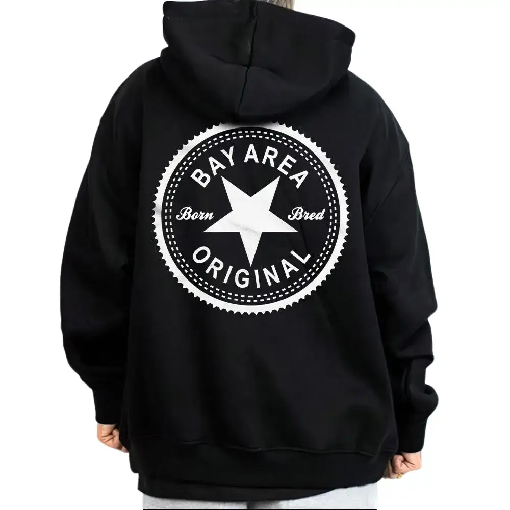 Bay Area Original Chicano Clothing Mexican Clothes Lowrider Clothes Oversized Graphic Tee Medium Heavy Sweatshirt Hoodie for Men & Women Unisex Fit