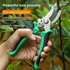 Premium pruning shears for fruit trees - powerful heavy-duty garden scissors for home use - labor-saving pruning tool for cutting tree branches